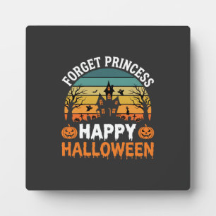 Vergeet Prinses Gelukkig Halloween Spokenhuis Desi Fotoplaat
