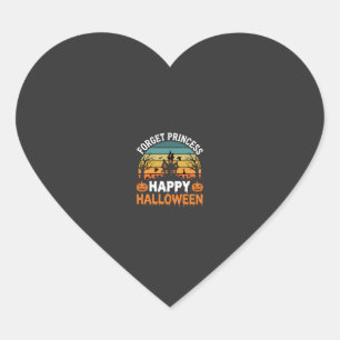 Vergeet Prinses Gelukkig Halloween Spokenhuis Desi Hart Sticker