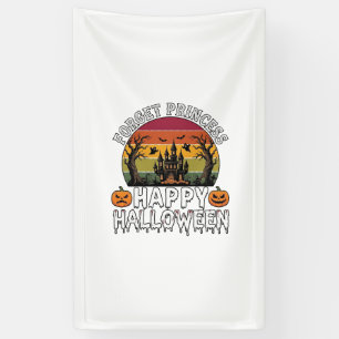 Vergeet Prinses Happy Halloween Spokenhuis Pomp Spandoek