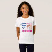 "Vergeet prinses, ik wil een dierenarts zijn" T-S T-shirt (Voorkant volledig)