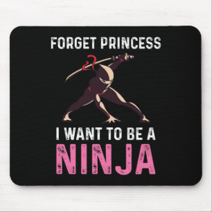 Vergeet prinses, ik wil een ninja vechtsport zijn muismat