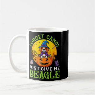 Vergeet Snoep Geef Beagle Hond Heks Deze Halloween Koffiemok