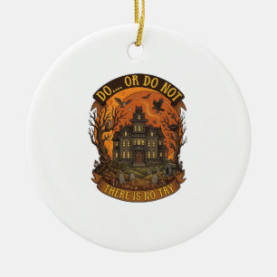 Vergeet Snoep Geef Me Alpaca Halloween Geest W Keramisch Ornament