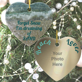 Vergeet Snow Dreaming van Zand  Beach Keramisch Ornament