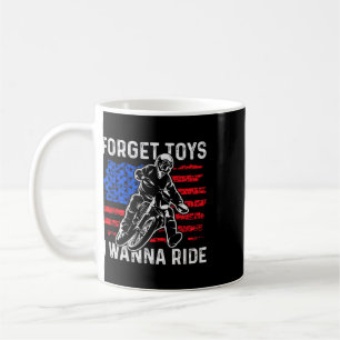 Vergeet Speelgoed Ik Wil Graag Grappige Dirt Bike Koffiemok