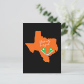 Vergeet Uvalde Tribute nooit Briefkaart (Staand voorkant)