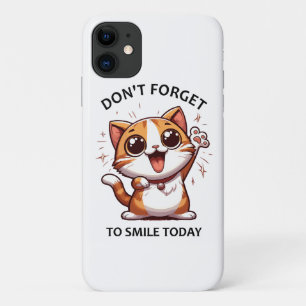 Vergeet vandaag niet te glimlachen, grappige geluk Case-Mate iPhone case