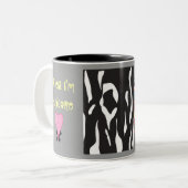 Vergeet voetbal tweekleurige koffiemok (Voorkant links)