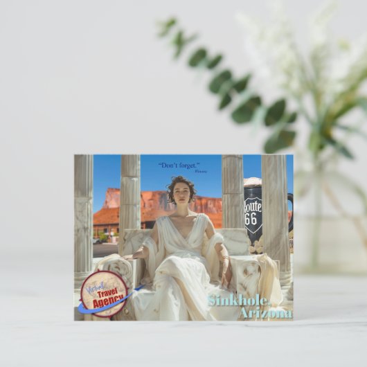 "Vergeet Winona niet" Souvenir Post Kaart (Staand voorkant)