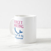 Vergeet zeemeermin koffiemok (Voorkant links)