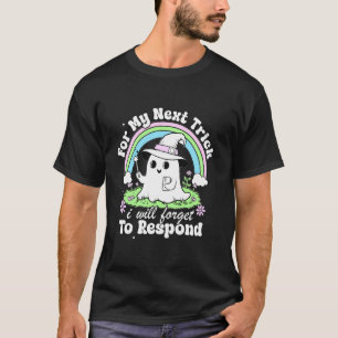 Vergeetachtige geest sms'en Grappige geest Spooky T-shirt