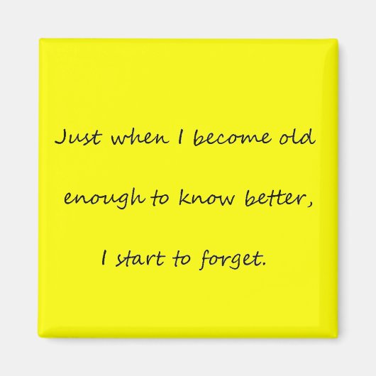 Vergeetachtige magneet (Voorkant)