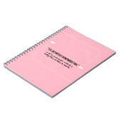 Vergeetachtige Mensen "Ik zal het onthouden" Roze Notitieboek (Linkerzijde)