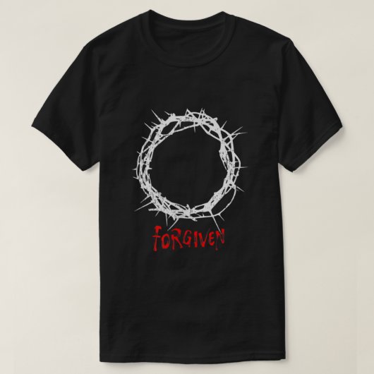 Vergegeven kroon van Thorns Jesus T-shirt (Design voorkant)