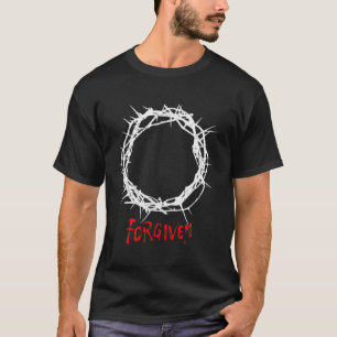 Vergegeven kroon van Thorns Jesus T-shirt