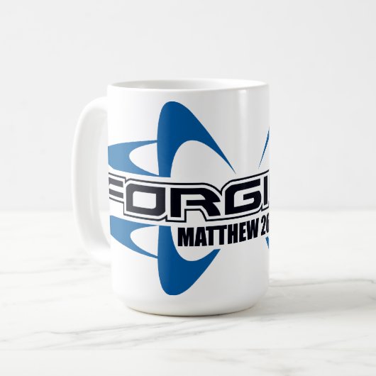 Vergegeven Matthew 26:28 Coffee-Mok Koffiemok (Voorkant links)