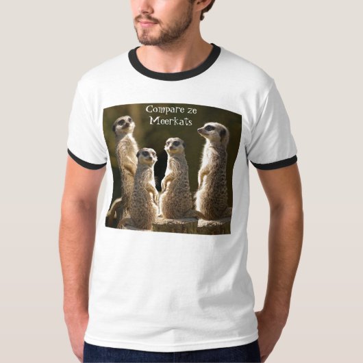 Vergelijk ze Meerkats T-shirt c (Voorkant)