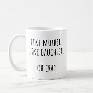Vergelijkbaar Moeder en Dochter Grappig Cadeau-ide Koffiemok