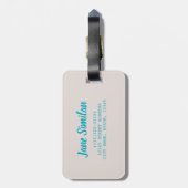 Vergelijkbaar strand Andaman Zee Phuket Thailand c Bagagelabel (Achterkant verticaal)