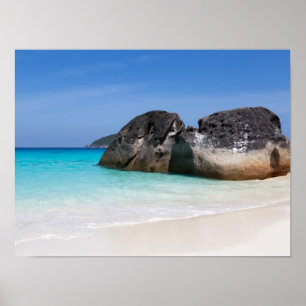 Vergelijkbaar strand Andaman Zee Thailand cadeau Poster
