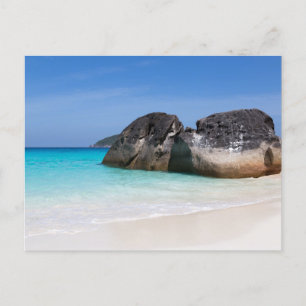 Vergelijkbaar strand Andaman Zee Thailand Poster c Briefkaart