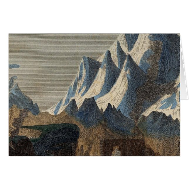 Vergelijkende hoogte van de hoofdbergen (Voorkant Horizontaal)