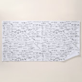 Vergelijking en Wiskunde Strandlaken (Voorkant)