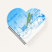 Vergelijking met kleurstoffen Geometrische Design  Notitieboek (Voorkant)