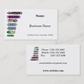 Vergelijking skateboardgrootte visitekaartje (Voorkant / Achterkant)