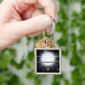 Vergelijking van de grootte van een hyperreuzenste sleutelhanger (Hand)