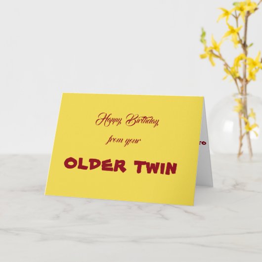 VERGELIJKING VAN DE TWEEDE KAART VAN JE *OUDER TWI (Gele Bloem)