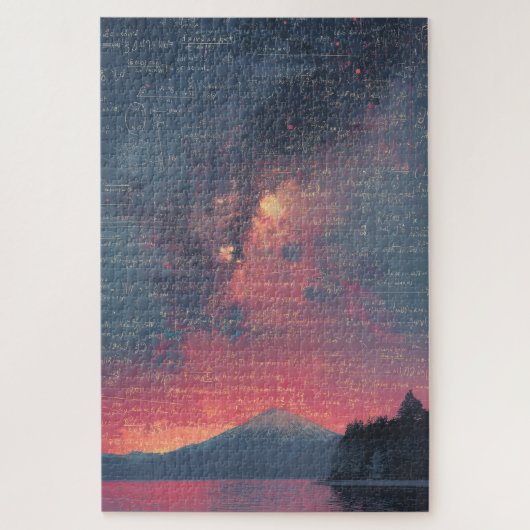 Vergelijking van de zonsondergang: de Math Horizon Legpuzzel (Verticaal)