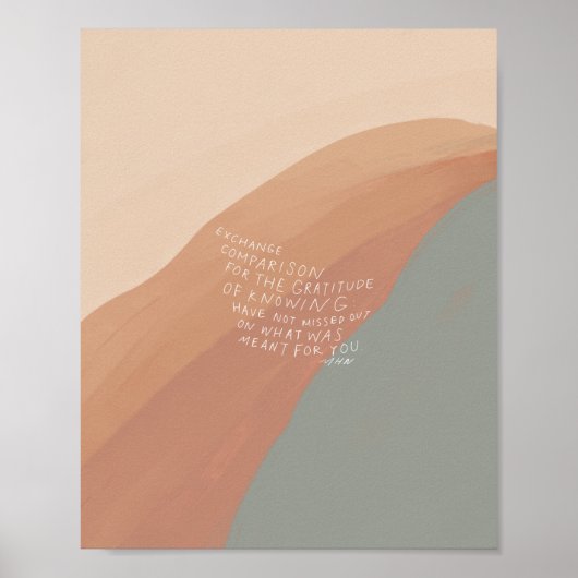 "Vergelijking van Exchange voor de dankbaarheid va Poster (Voorkant)