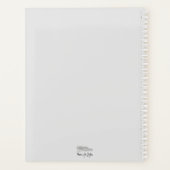 Vergelijking van geometrische Design hagedis Planner (Achterkant)