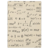 Vergelijking van Wiskunde en klembord voor wetensc (Achterkant)