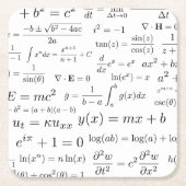 Vergelijking van Wiskunde- en wetenschappelijke On Kartonnen Onderzetters (Voorkant)