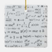 Vergelijking van Wiskunde- en wetenschapsversierin Keramisch Ornament (Achterkant)