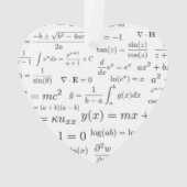 Vergelijking van Wiskunde- en wetenschapsversierin Ornament (achterkant)