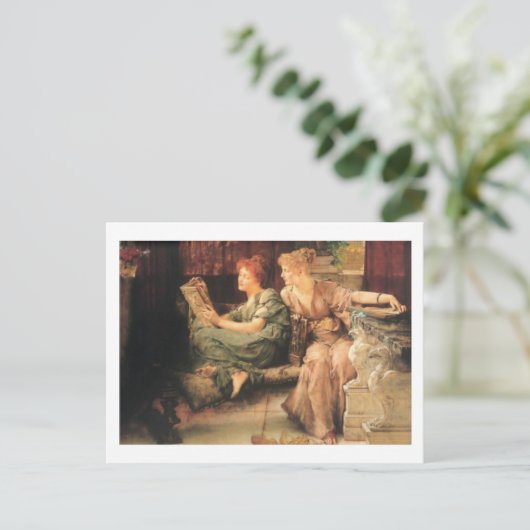 Vergelijkingen door Lawrence Alma-Tadema Briefkaart (Staand voorkant)