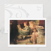 Vergelijkingen door Lawrence Alma-Tadema Briefkaart (Voorkant / Achterkant)
