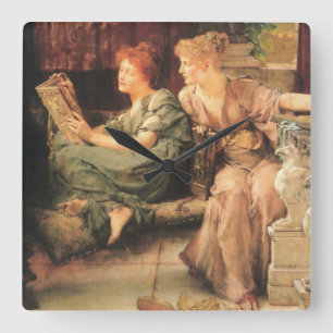 Vergelijkingen door Lawrence Alma-Tadema Vierkante Klok
