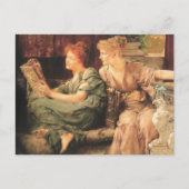 Vergelijkingen in detail door Lawrence Alma-Tadema Briefkaart (Voorkant)