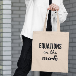 Vergelijkingen onderweg Cool Maths Onderwijzers Ca Tote Bag