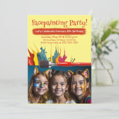 Vergemakkelijking van de verjaardag van het meisje kaart (Staand voorkant)