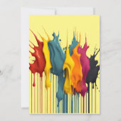 Vergemakkelijking van de verjaardag van het meisje kaart (Achterkant)