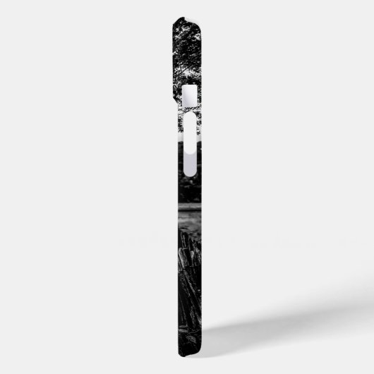 Vergeten Boerderij zwart-wit Case-Mate iPhone Case (Achterkant / Links)