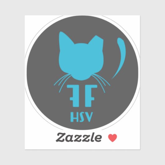Vergeten Felines Huntsville Logo Stickers (Vel)