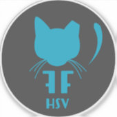 Vergeten Felines van Huntsville Vinyl Stickers (Voorkant)