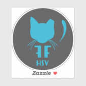Vergeten Felines van Huntsville Vinyl Stickers (Vel)