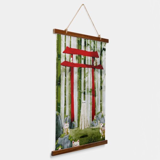 Vergeten gateway hangend wandkleed (Gebogen)